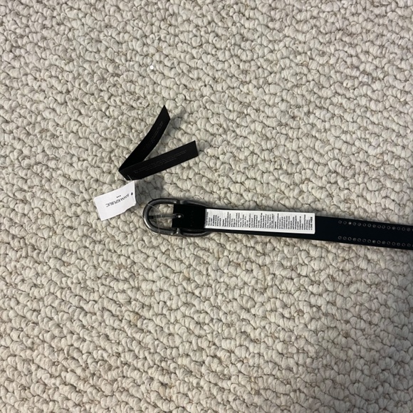 NWT Banana Republic Black Studded Suede Belt - Size S - Picture 10 of 14